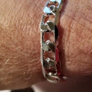 10 mm Sterling silver Plated Bracetel